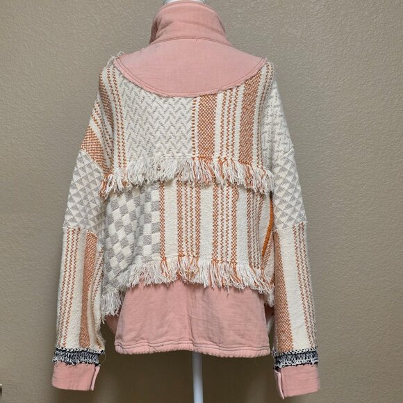 Free People Everything Nice Jacket in Sugar Rose Combo - Picture 5 of 16
